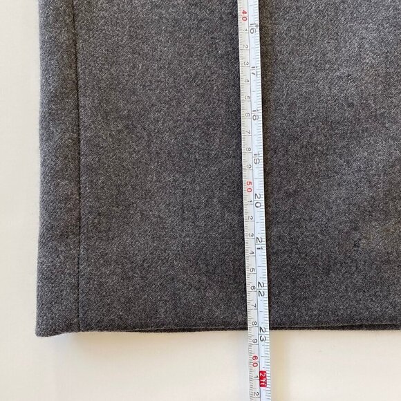 J.Crew Womens Gray Wool No. 2 Pencil Skirt Size 2 Classic Office Academia Preppy - Picture 9 of 13